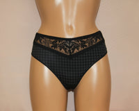 Women's Black color geometric pattern Panties (181-1422)