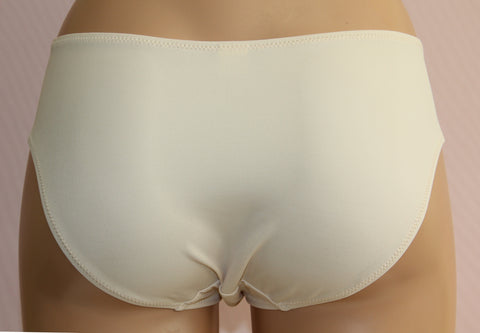 Women's Comfy Ivory color beautiful print Panties, size 40 (101-52-38)