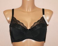 Women's Half padded Bra in Black color (8416-2294)