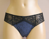 Women's Blue color Panties with floral pattern, size 40 (109-x13-8)