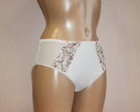 A pair of women's multicolour floral design panties. 