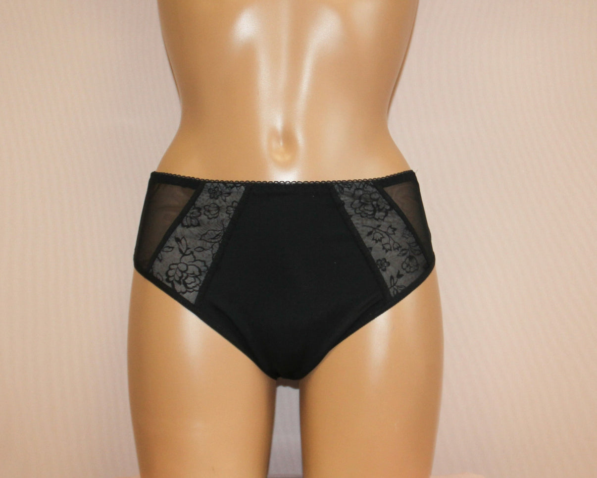 Women's panties with floral pattern.