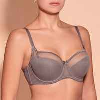 Brown Plain Half Padded Bra (3562-1071)