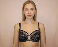 Black Lace Soft Cup Bra (6722-1810)