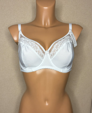 Women's Soft Cup Bra in White color (9380-6047)