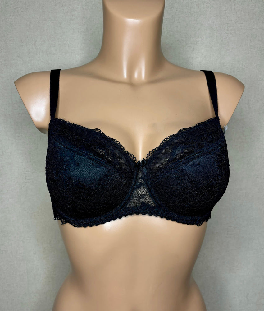 Women's Half padded Black color Bra (9866-7014)