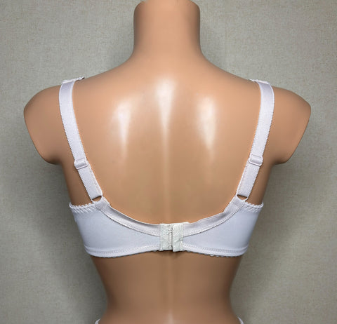 Women's Light beige color Soft cup Bra with cup's side support, floral pattern (8292-3277/2)