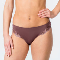 Panties with lace detailing.