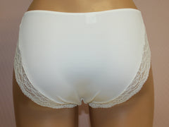 Women's Ivory color Panties with floral pattern, size 40 (105-7090)