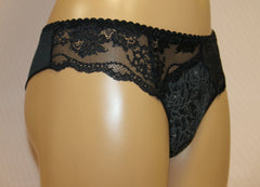 Women's Black color Panties with floral pattern, size 40 (109-3118)