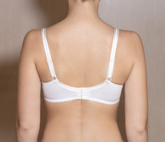 Women's Soft Cup Ivory Lace Bra (3110-2051)