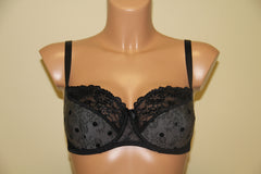 Women's Multi color Half padded Bra with beautiful pattern, size 75D (64857-658)