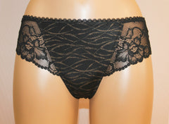 Women's Black color Panties with pattern, size 40 (114-7029)