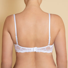 Women's Push up Bra in White lace (6850-647)