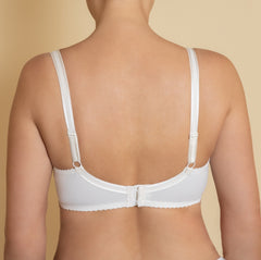 Women's Soft cups Ivory Bra with cup's side support (6276-1748)