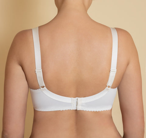 Women's Soft Cup Plus size Bra in Ivory color (7714-7785)