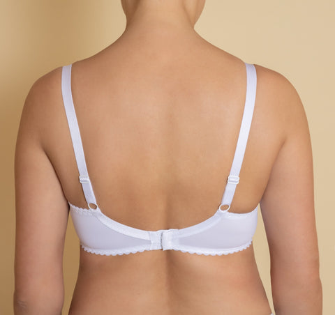 White color soft cup bra (8840-1905)
