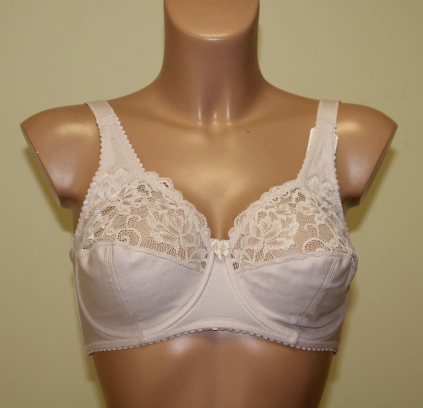 Women's light beige color soft cup bra, 80E (1042) – Shante Lingerie