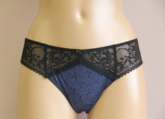 Women's Blue color Panties with floral pattern, size 40 (109-x13-8)